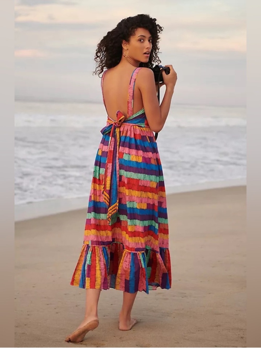 Farm Rio Soleil Embroidered Maxi Dress - Picture 4 of 4